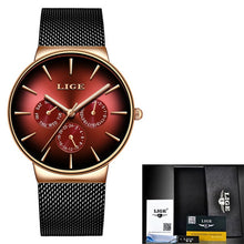 Load image into Gallery viewer, LIGE 2020 New Fashion Mens Watches with Stainless Steel - Gredwis Edition - wisch watch