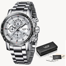 Load image into Gallery viewer, LIGE 2020 New Fashion Mens Watches with Stainless Steel -  Silve's Edition - wisch watch