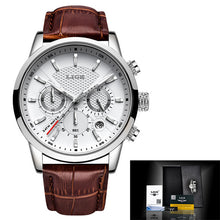 Load image into Gallery viewer, LIGE 2020 New Fashion Mens Watches with Stainless Steel - White Win Edition - wisch watch