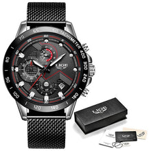 Load image into Gallery viewer, LIGE 2020 New Fashion Mens Watches with Stainless Steel - Caven's Edition - wisch watch