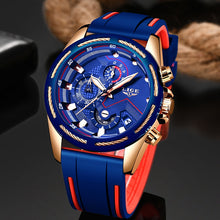 Load image into Gallery viewer, LIGE 2020 New Fashion Mens Watches with Stainless Steel - Blue Mine Edition - wisch watch
