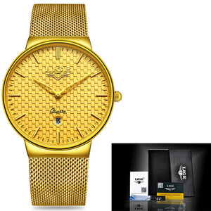 LIGE 2020 New Fashion Mens Watches with Stainless Steel - Golfit Edition - wisch watch