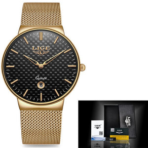 LIGE 2020 New Fashion Mens Watches with Stainless Steel - Golfit Edition - wisch watch