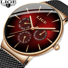 Load image into Gallery viewer, LIGE 2020 New Fashion Mens Watches with Stainless Steel - Gredwis Edition - wisch watch
