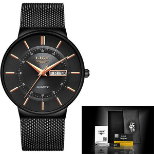 LIGE 2020 New Fashion Mens Watches with Stainless Steel - Vity's Edition - wisch watch