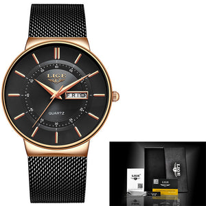 LIGE 2020 New Fashion Mens Watches with Stainless Steel - Vity's Edition - wisch watch