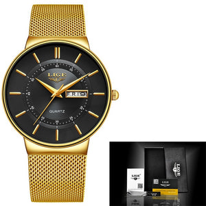 LIGE 2020 New Fashion Mens Watches with Stainless Steel - Vity's Edition - wisch watch