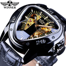 Load image into Gallery viewer, WiSCH 2020 New Fashion Mens Watches with leather belt - Triangle Edition - wisch watch
