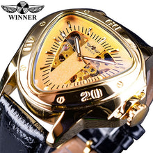 Load image into Gallery viewer, WiSCH 2020 New Fashion Mens Watches with leather belt - Triangle Edition - wisch watch
