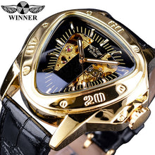 Load image into Gallery viewer, WiSCH 2020 New Fashion Mens Watches with leather belt - Triangle Edition - wisch watch
