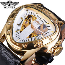 Load image into Gallery viewer, WiSCH 2020 New Fashion Mens Watches with leather belt - Triangle Edition - wisch watch
