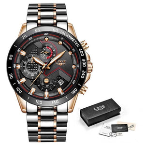 Lige fashion mens sales watches