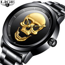 Load image into Gallery viewer, LIGE 2020 New Fashion Mens Watches with Stainless Steel - Darksim Edition - wisch watch
